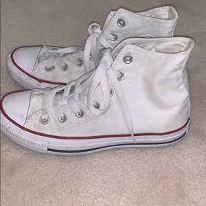 White High Top Converse